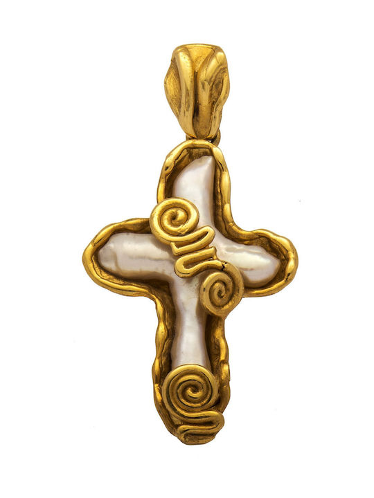 Mertzios.gr Gold Kreuz 18K