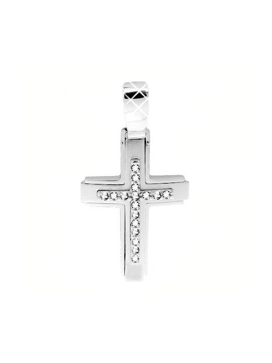 Xrisokosmima Women's White Gold Cross 14K