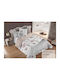 Manterol Casa Κουβερτοπάπλωμα με Γέμιση Microfiber Υπέρδιπλο 235x270εκ. Bouti Winter Μπεζ