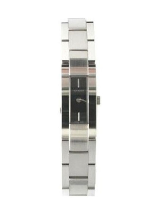 Gucci Women's Watch with Silver Metal Bracelet