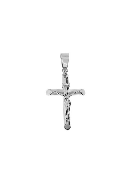 Xrisokosmima White Gold Cross 14K