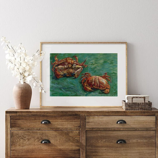 Walls "two Crabs", 1889 Αντίγραφο του Van Gogh Χάρτινο Walls "two Crabs", 1889 Αντίγραφο του Van Gogh Χάρτινο