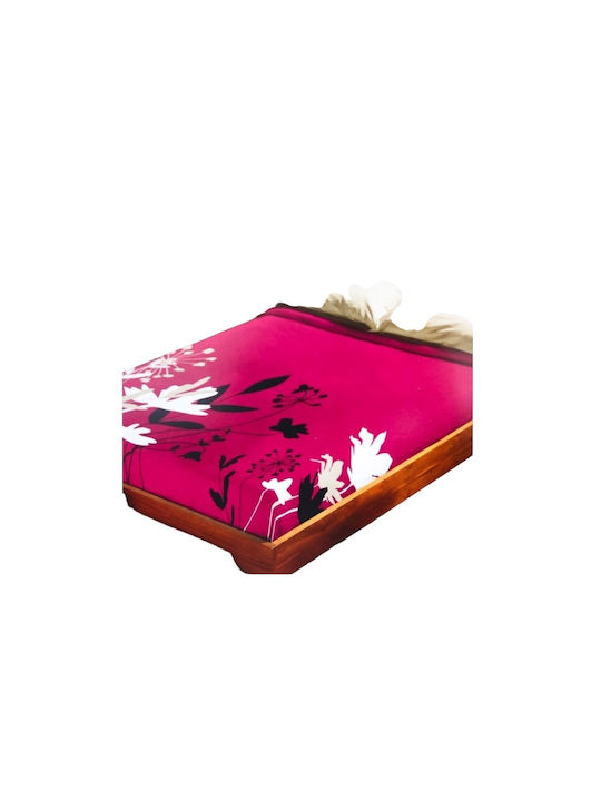 Manterol Casa Vestan 501 Spanish Velvet Double Blanket 180x240cm Red