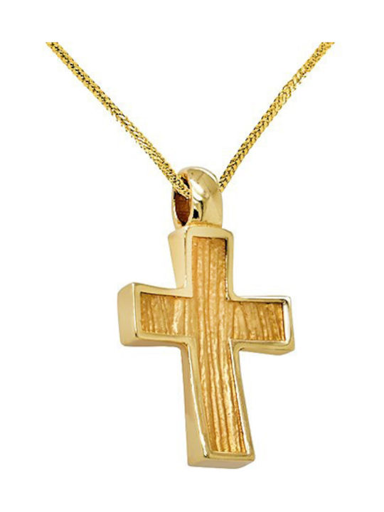 Gold Cross 14K with Chain