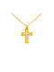 Gold Kreuz 14K mit Kette