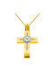 Women's Gold Cross 14K with Chain