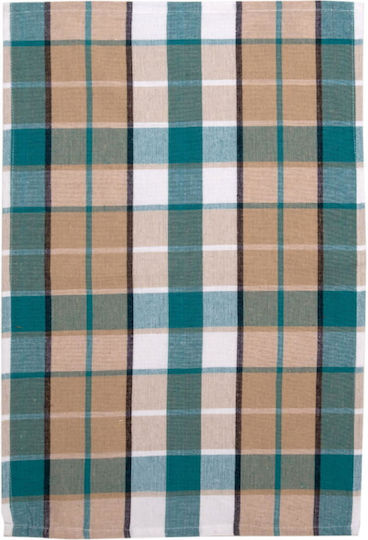 Viopros Tea Towel 100% Cotton Green Colour 40x60cm 2 Pieces