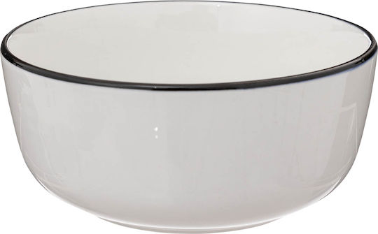 S-d Cereal Serving Bowl Round made of Porcelain White with Diameter 14cm