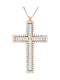 Vitopoulos Women's White Gold Cross 14K