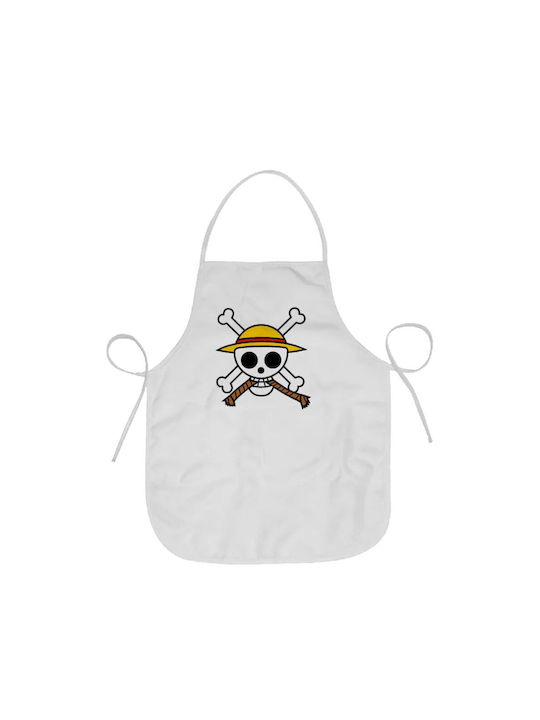 Koupakoupa Onepiece Skull Waterproof Apron Green 75x63cm