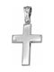 White Gold Cross 14K