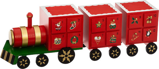 Christmas Figure Train Red Height 44.5cm