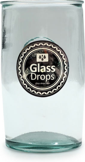 Glass Drops Glas Wasser aus Glas in Grün Farbe 450ml Glass Drops Glas Wasser aus Glas in Grün Farbe 450ml