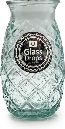 Glass Drops Glas Cocktail/Trinken aus Glas in Grün Farbe 385ml