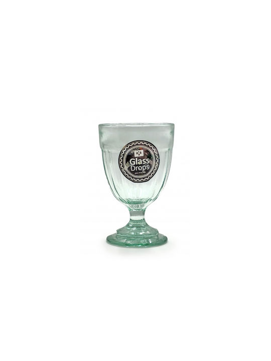 Glass Drops Glas Wasser aus Glas in Grün Farbe 250ml
