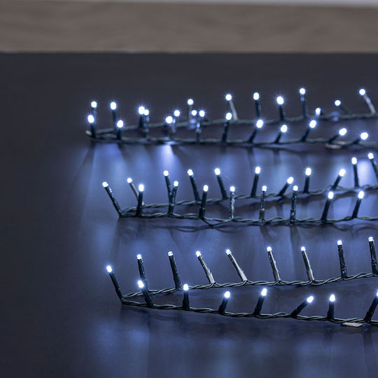 2000 Λαμπάκια LED 50μ. Ψυχρό Λευκό σε Σειρά