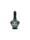 Glass Drops Μπουκάλι Νερού Γυάλινο με Φελλό Πράσινο 250ml