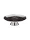 Spitishop Silver Inox Pedestal Cake Stand with Lid 26x26cm