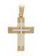 Vitopoulos Herren Gold Kreuz 14K