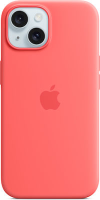 Apple Silicone Case with MagSafe Coperta din spate Silicon Guava (iPhone 15)