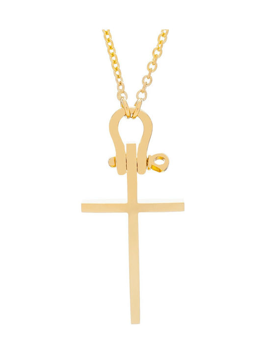 Vitopoulos Damen Gold Kreuz 18K