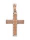 Vitopoulos Women's Rose Gold Cross 14K