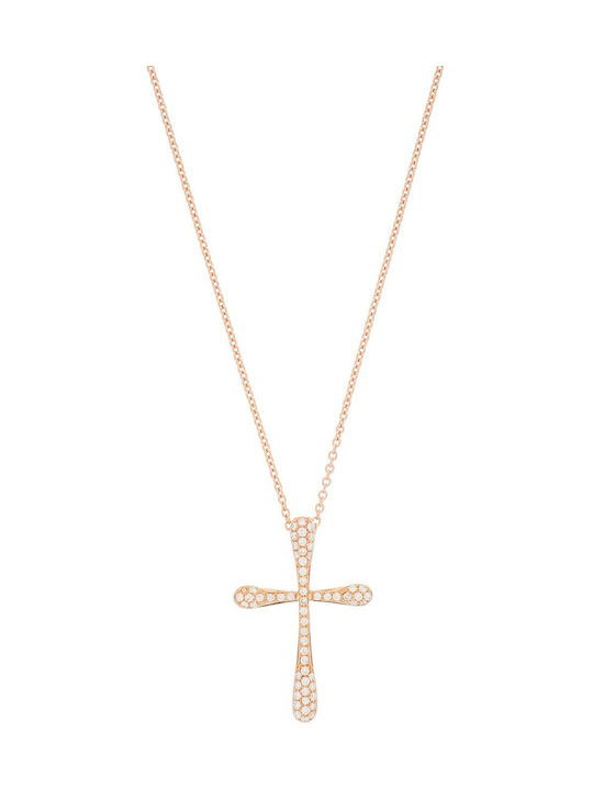 Vitopoulos Women's Rose Gold Cross 18K