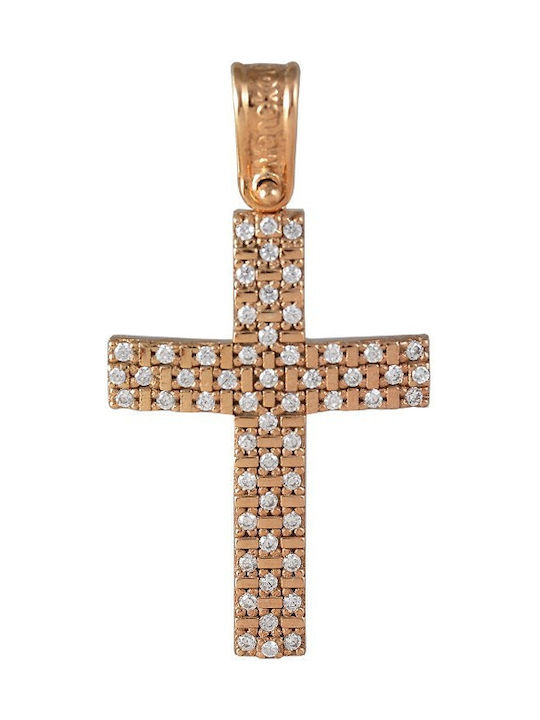 Women's Rose Gold Plated Cross