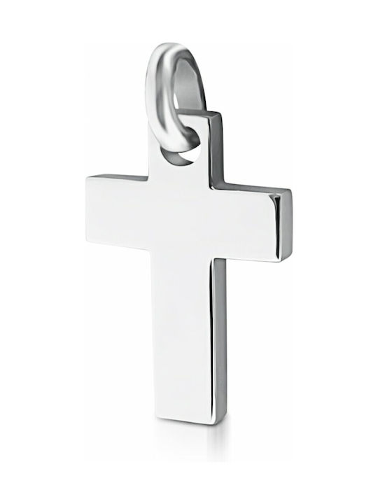 Chrilia White Gold Cross 14K