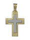 Herren Gold Kreuz 14K