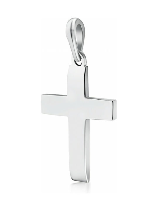 Chrilia White Gold Cross 14K