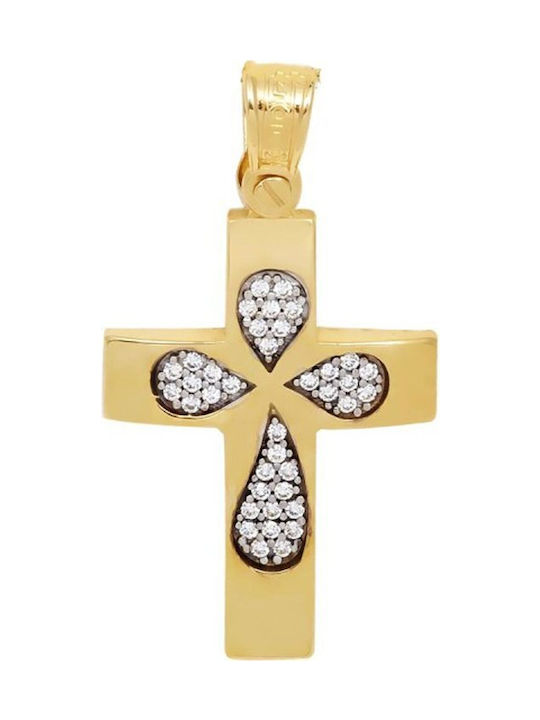 Savvidis Gold Kreuz 14K