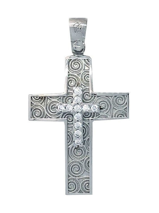 Savvidis White Gold Cross 14K