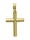 Savvidis Gold Kreuz 14K mit Kette