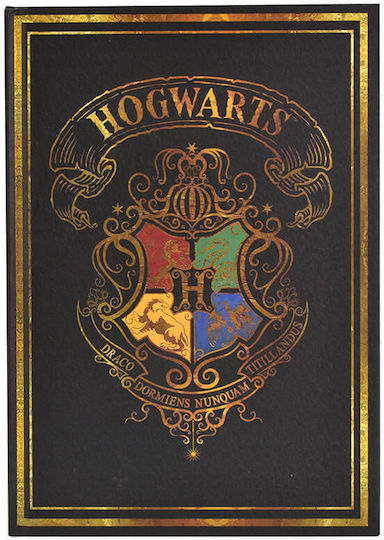 Harry Potter Notebook A5 Black