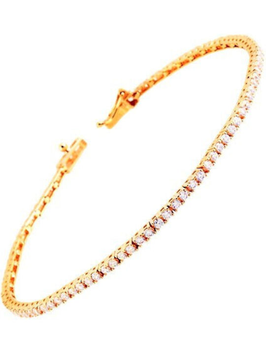 Bracelet Riviera made of Gold 14K