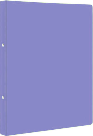 Metron Clipboard with 2 Rings for A4 Sheets Purple