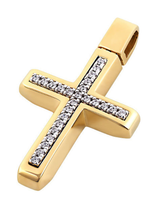 Iris Jewerly Women's Gold Cross 14K