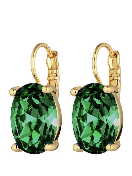 Dyrberg/Kern Sg Set Earrings made of Steel Gold Plated with Stones