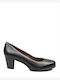 Leder Pumps Schwarz