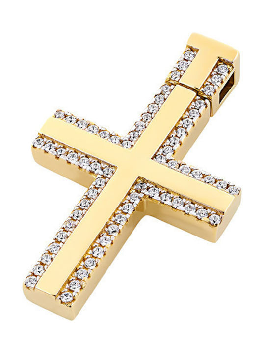 Iris Jewerly Damen Gold Kreuz 14K