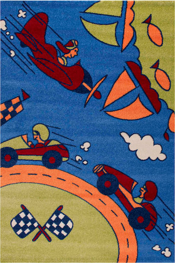 Polcarpet Παιδικό Χαλί Μπλε 133x190cm