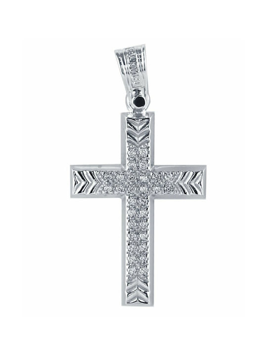 Savvidis White Gold Cross 14K