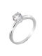 Single Stone from White Gold 14K