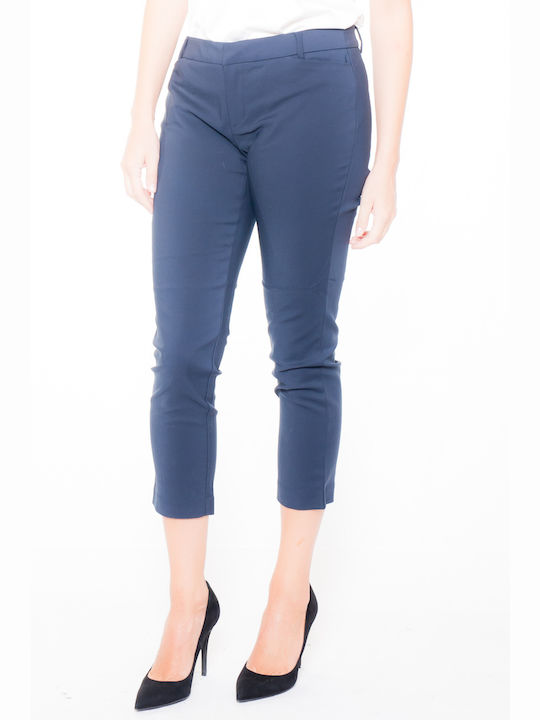 Dama Tesatura Capri Pantaloni Negru