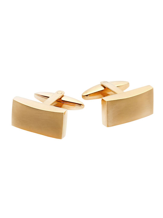 Tribute Cufflinks of Steel Gold