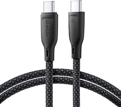 Joyroom Multi-color Series Sa34-cc3 USB 2.0 Cable USB-C male - USB-C 60W Black 1m