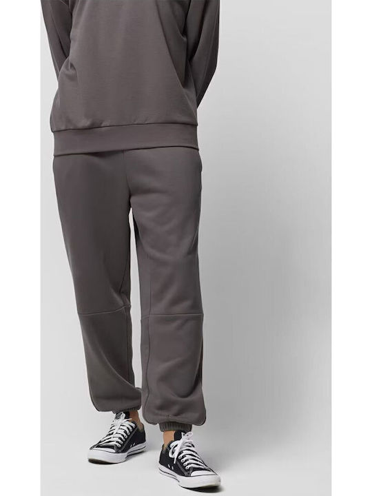 Sweatpants with Elastic Gray