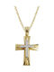 Femeiesc Aur Cruce 14K