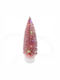 Christmas Decorative Snowy Illuminated Tree 27cm Battery Red